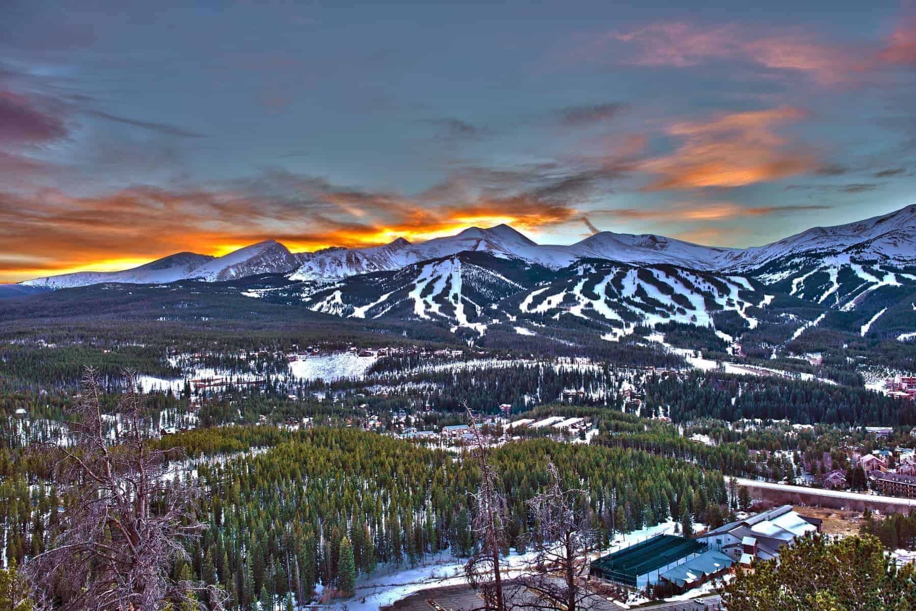 Skiing in USA: Breckenridge