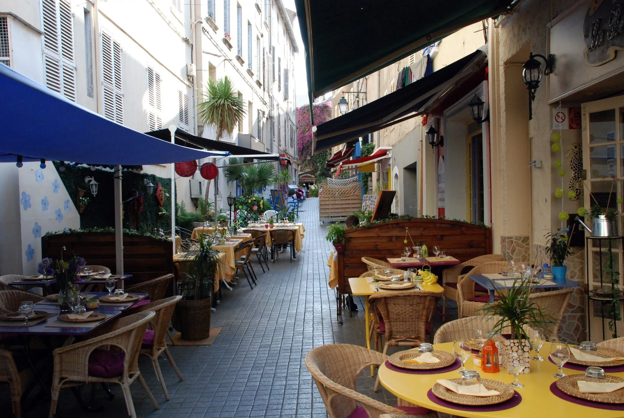 Restaurant i Hyeres (Provence)