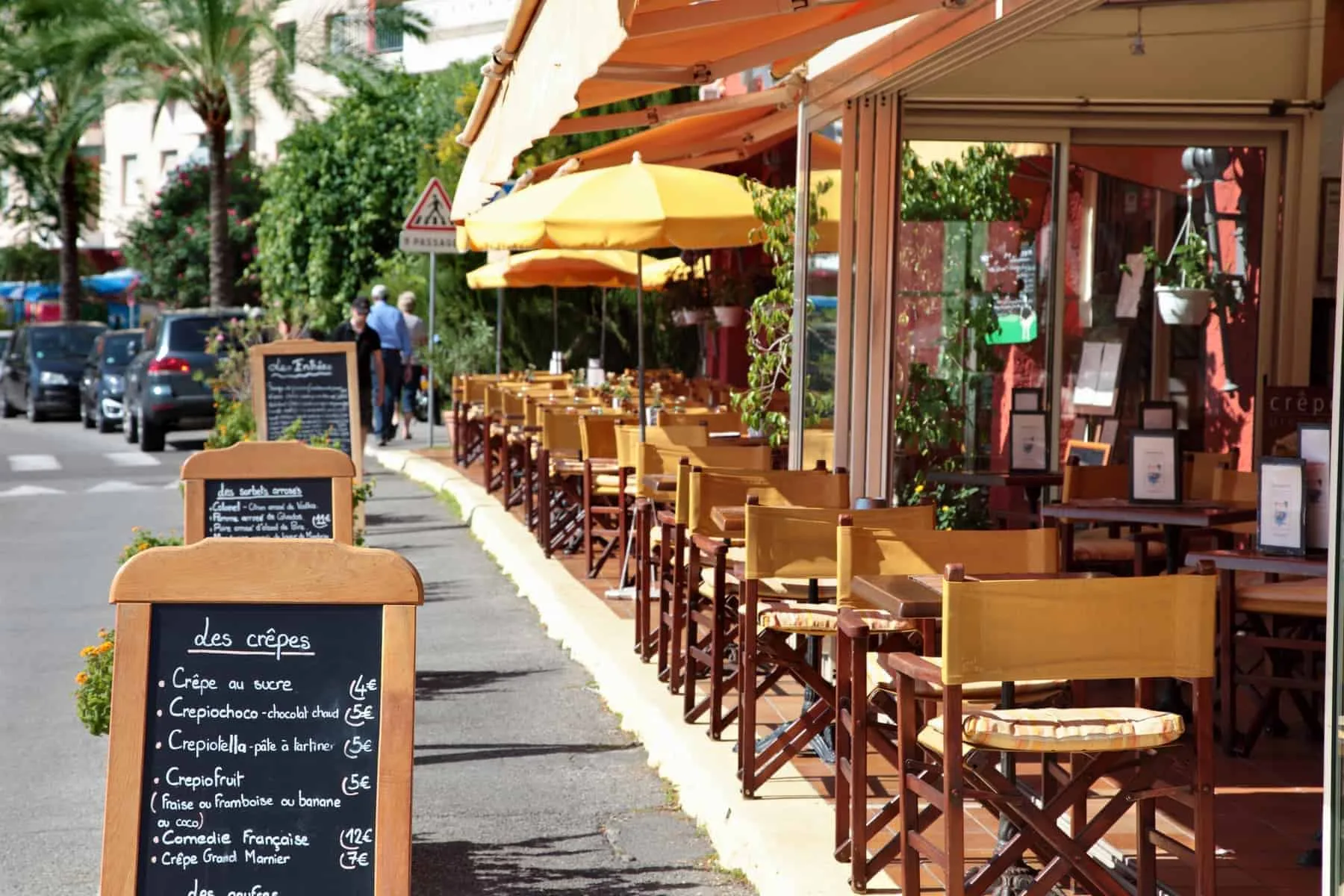 Fransk mad er synonymt med de hyggelige fortorvs restauranter 