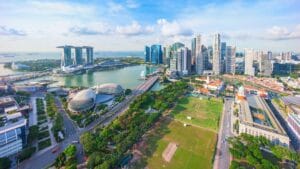Singapore, Asiens 10 mindste lande