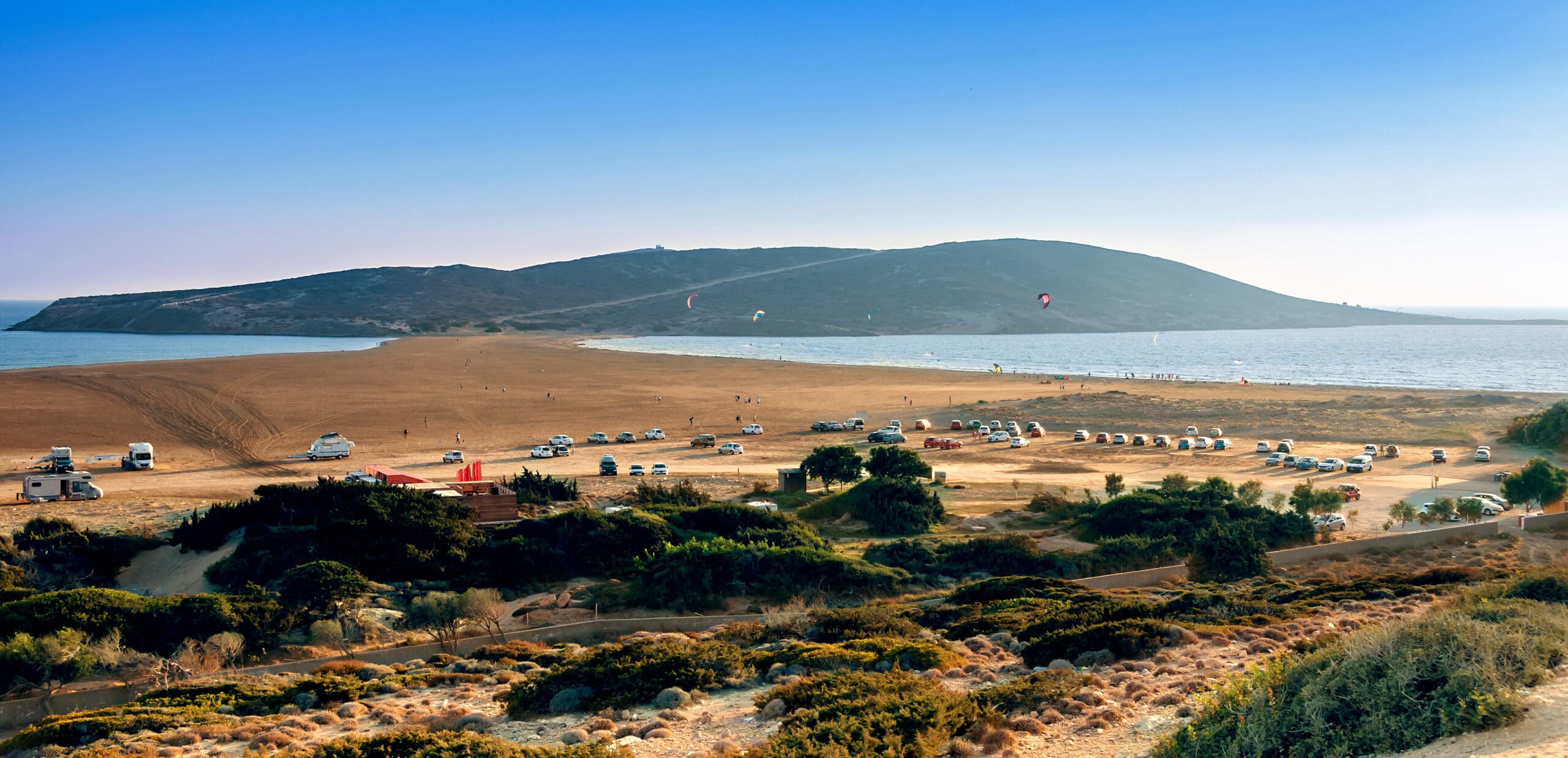 Prasonisi-stranden, Rhodos. Rejser til Grækenland