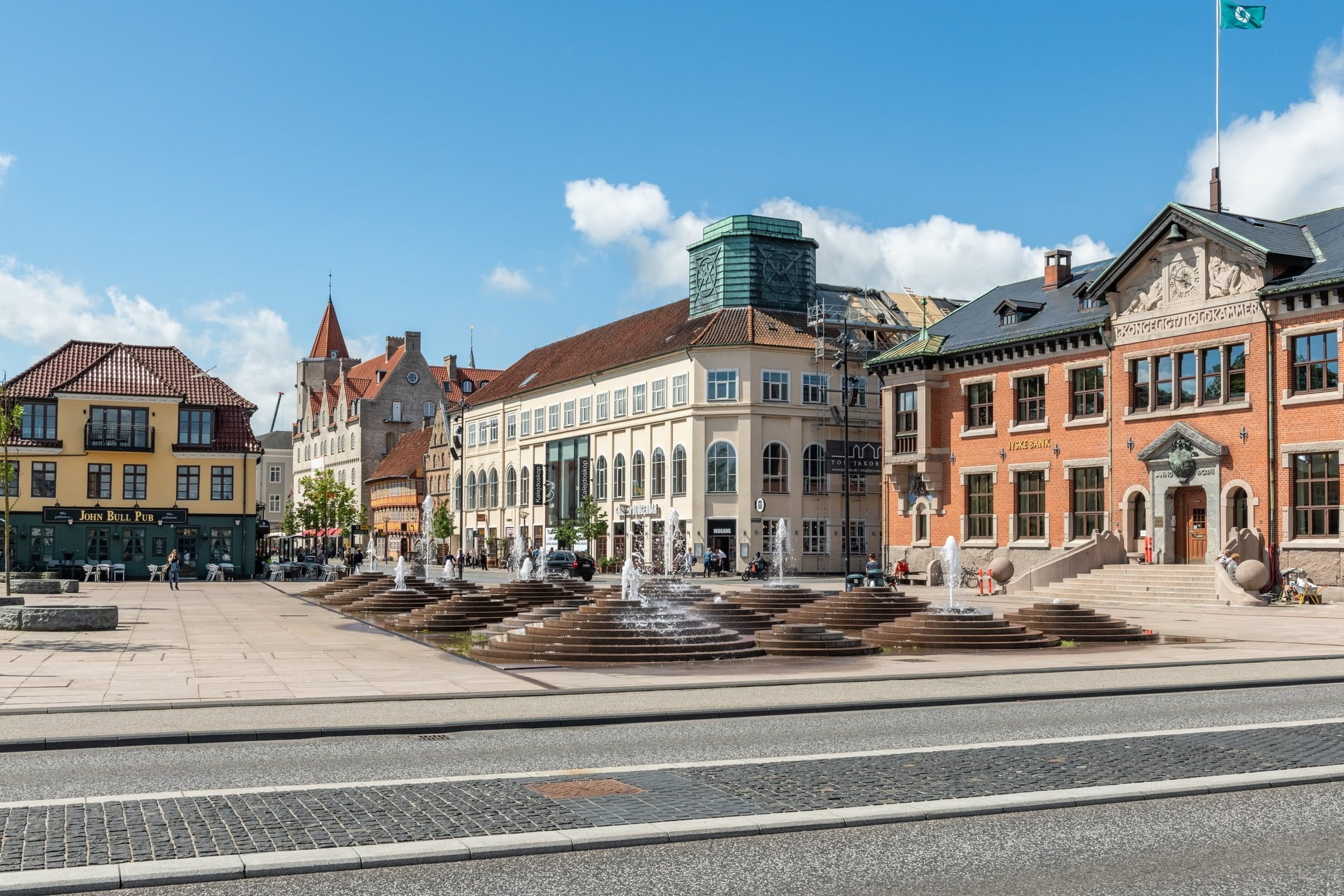 Nordjylland.Toldbod Plads, Aalborg, Denmark