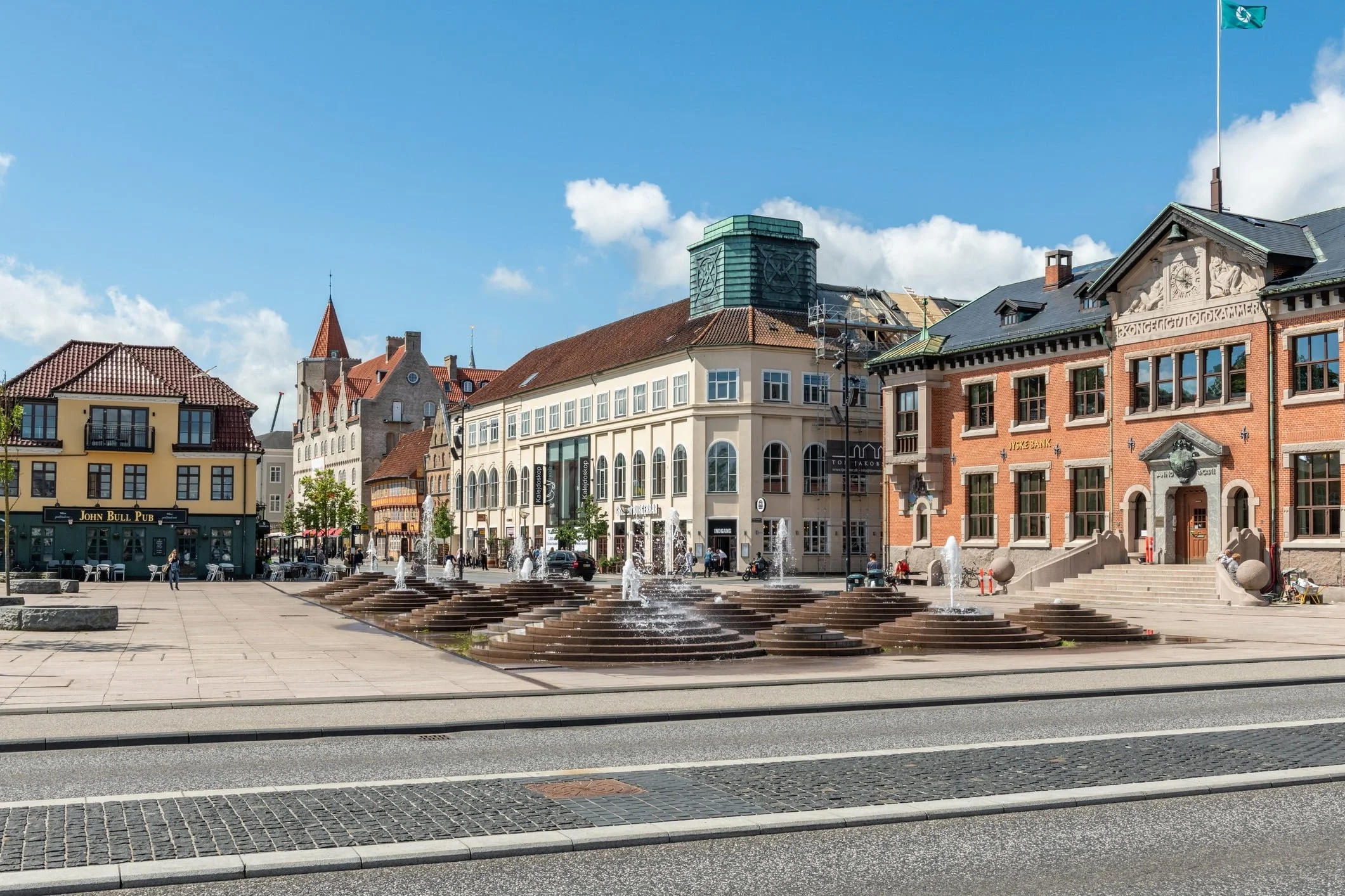 Nordjylland.Toldbod Plads, Aalborg, Denmark