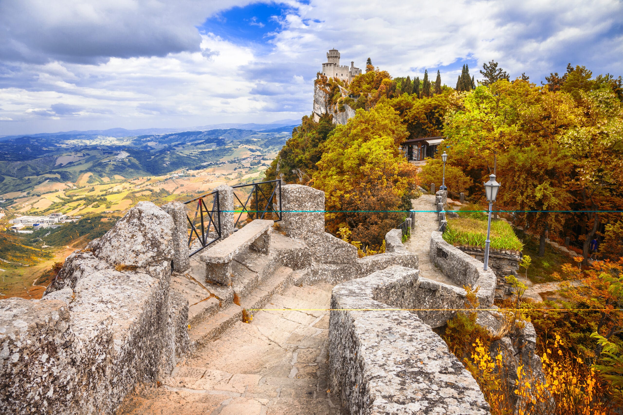 San Marino, Rejser til Italien