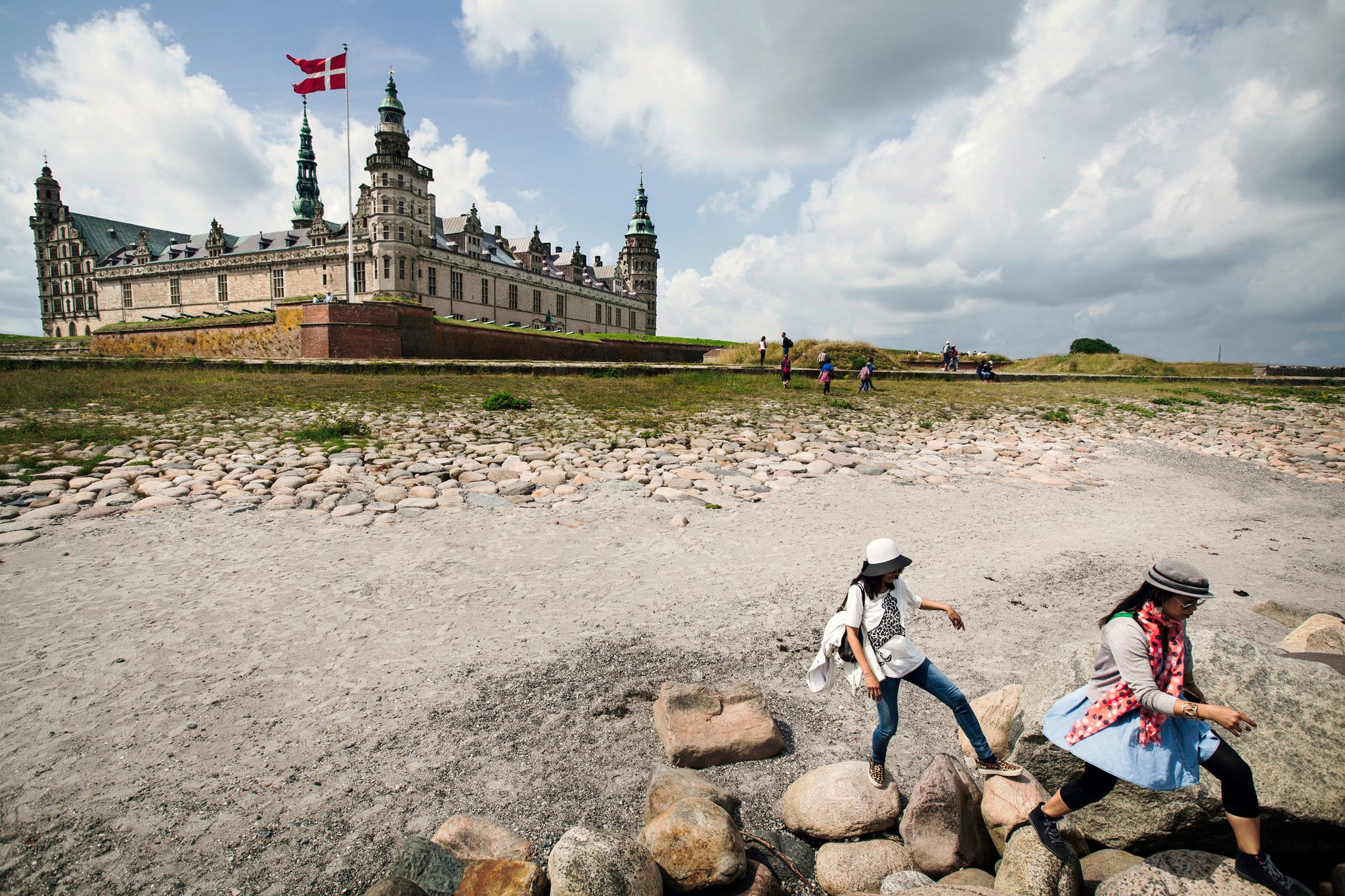 Kronborg eller, Helsingør slot, Elsingøre castle, very popular, Hamlet related