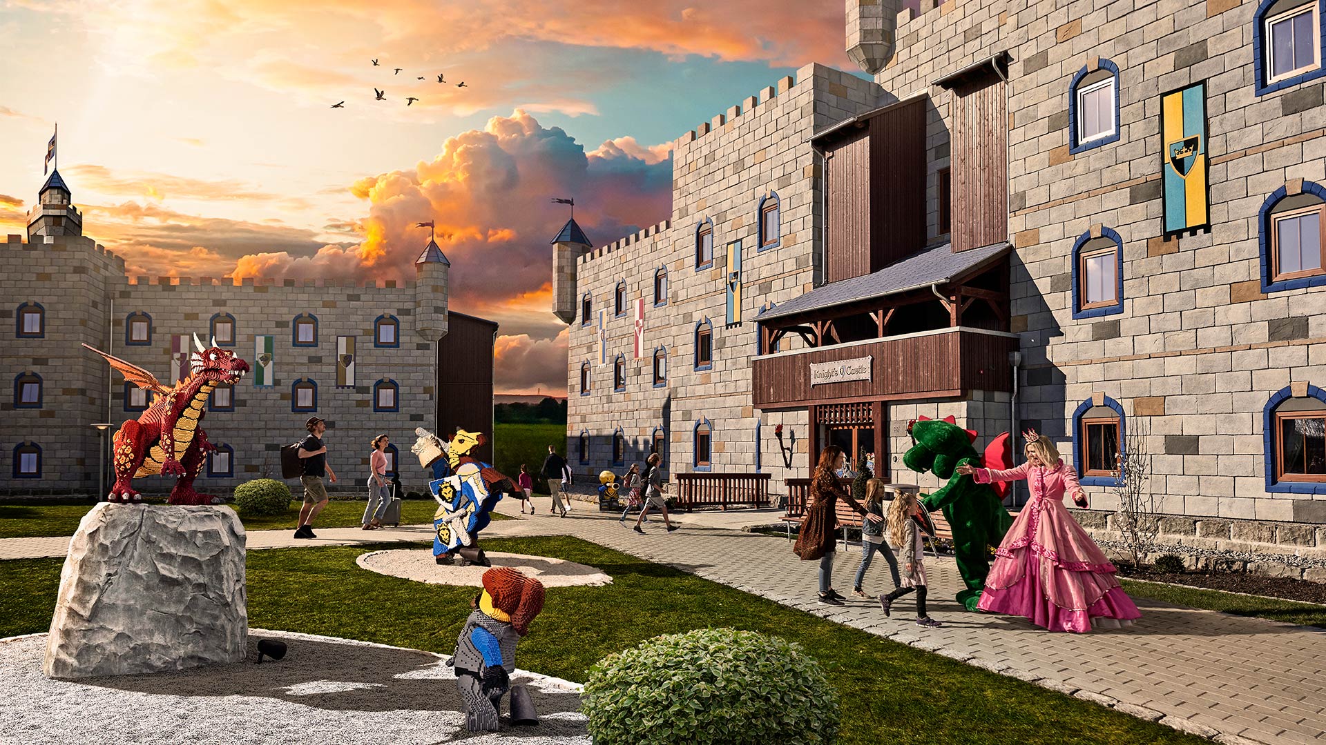 Legoland castles, det legende menneske fra vugge til grav Dine børns måske vigtigste legetøj og der hvor du selv aldrig slipper barndommen helt