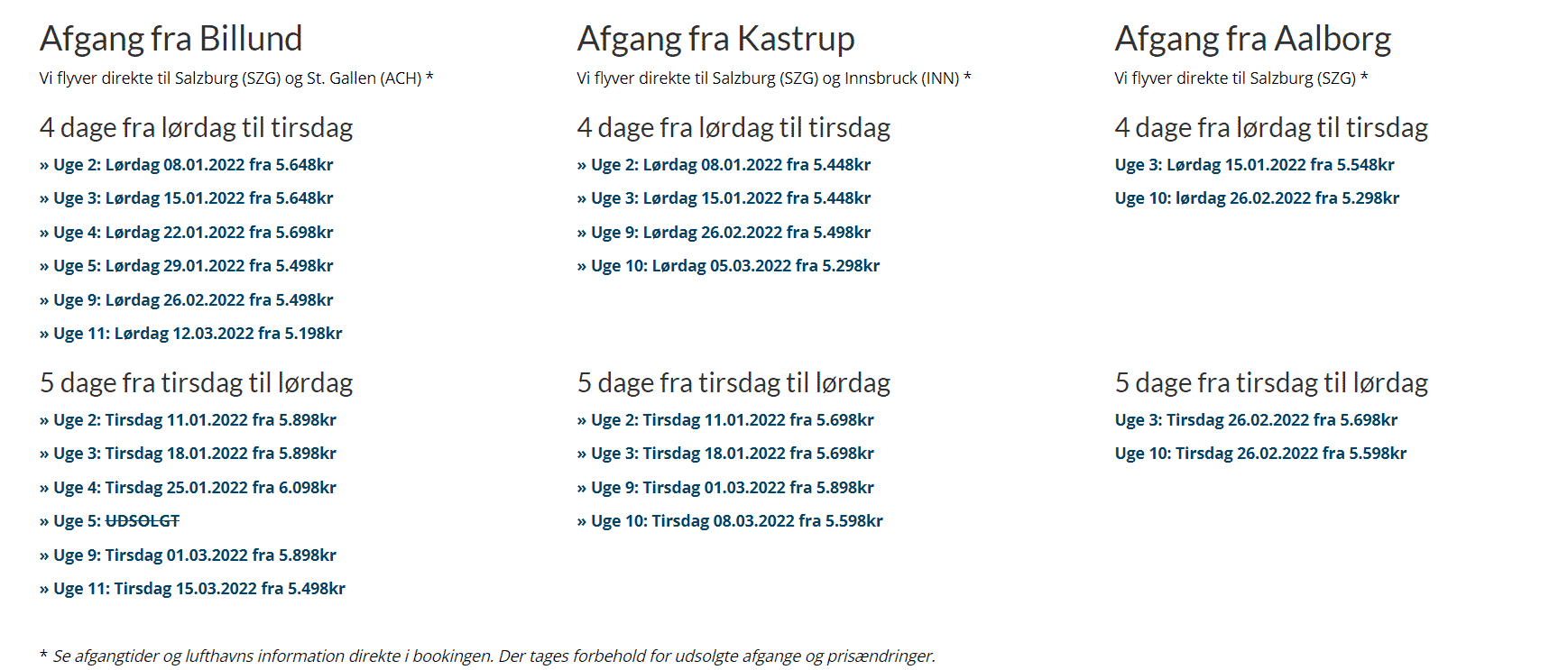 Mini skiferier med Højmark Rejser 1 Højmark miniskiferie
