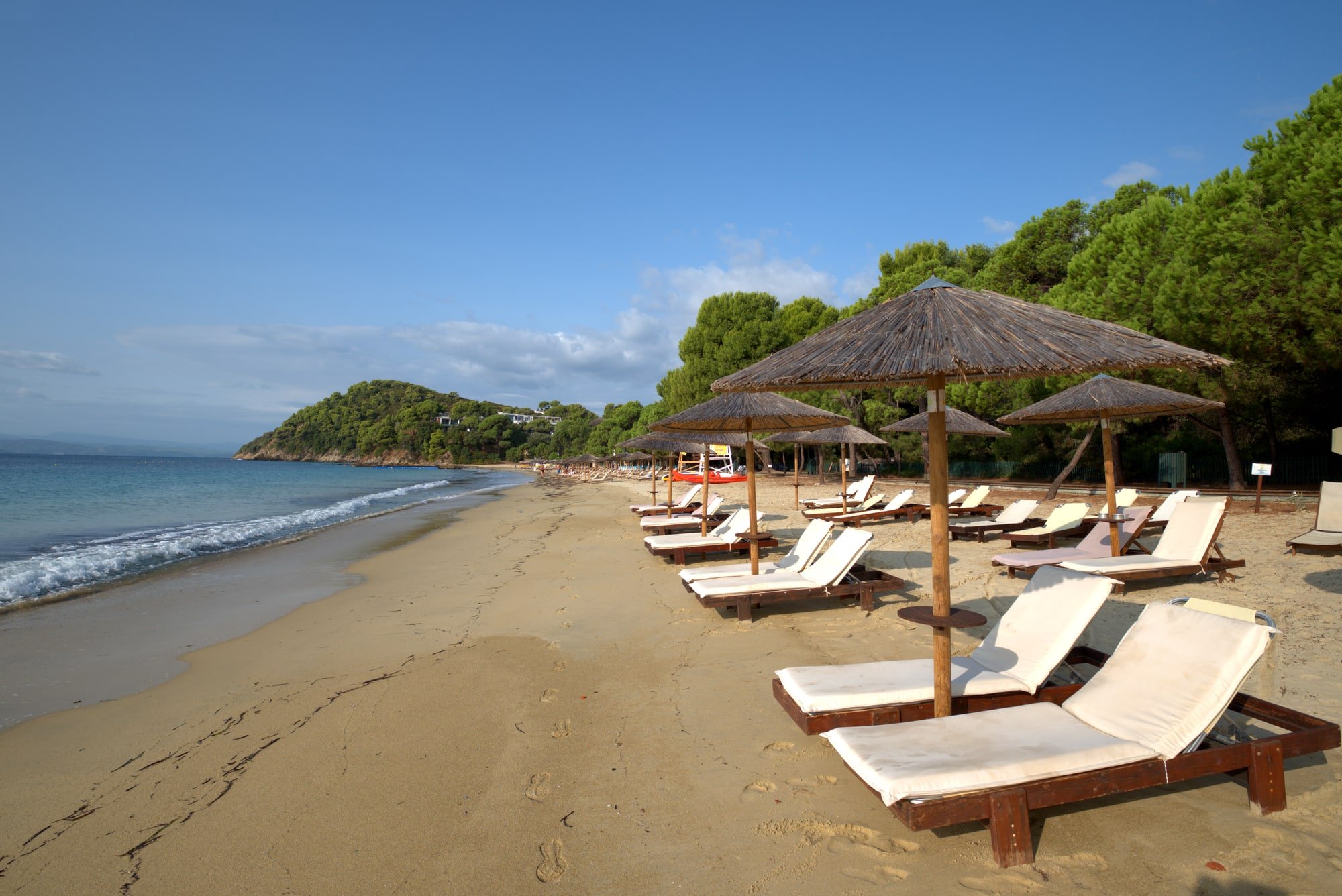 Koukounaries beach, ved Skiathos, Grækenland