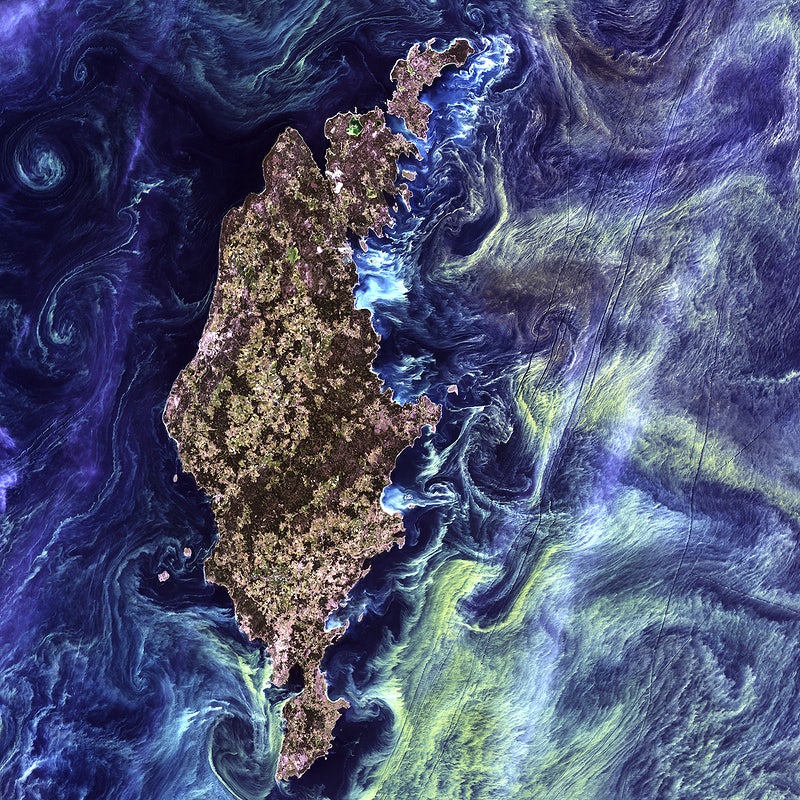 Ferie i Sverige. Gotland, NASA image