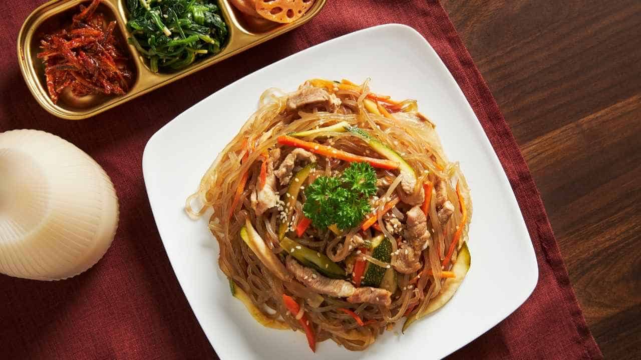 Japchae, mad fra Korea