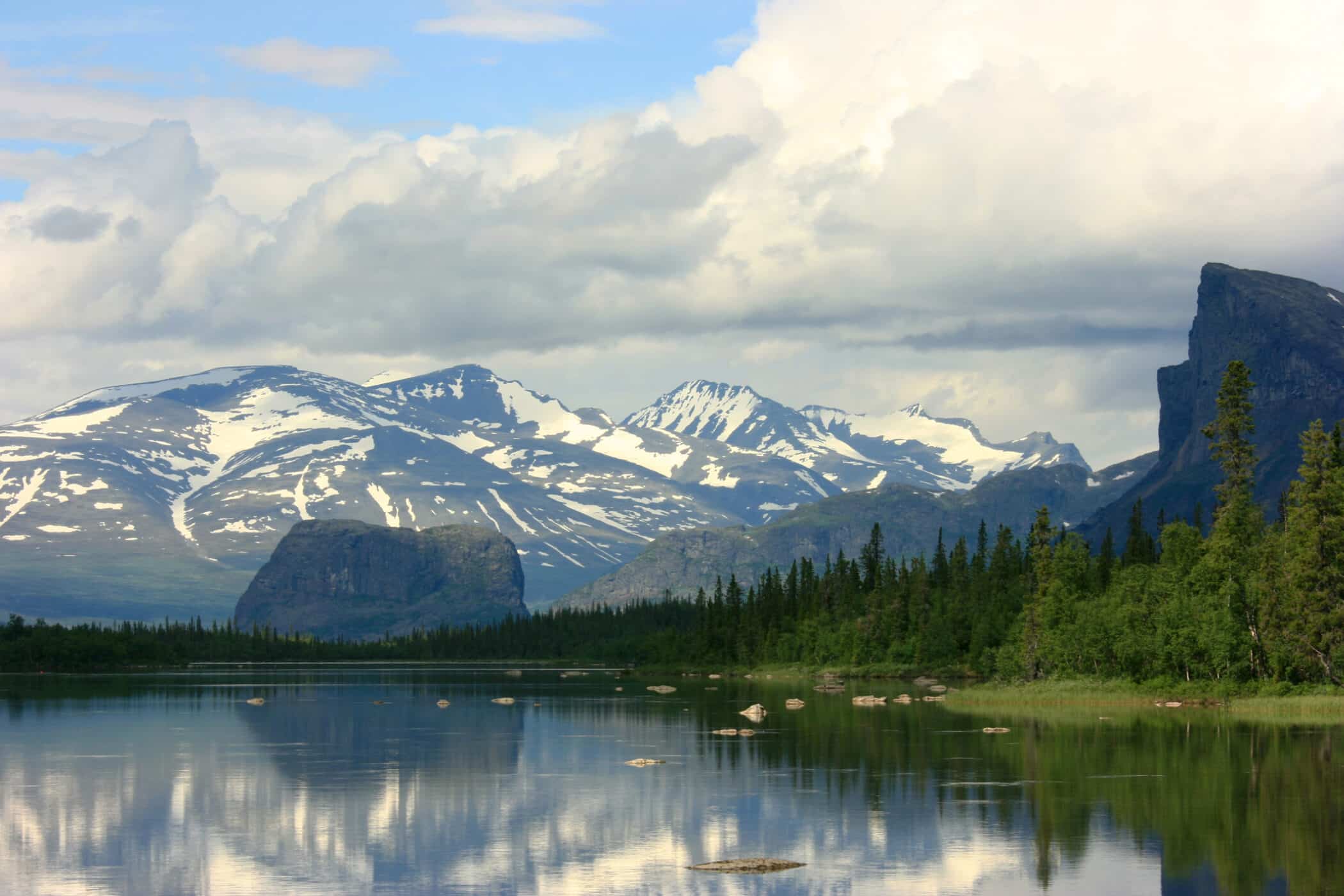 Ferie i Sverige. Sarek National Park i Lapland,