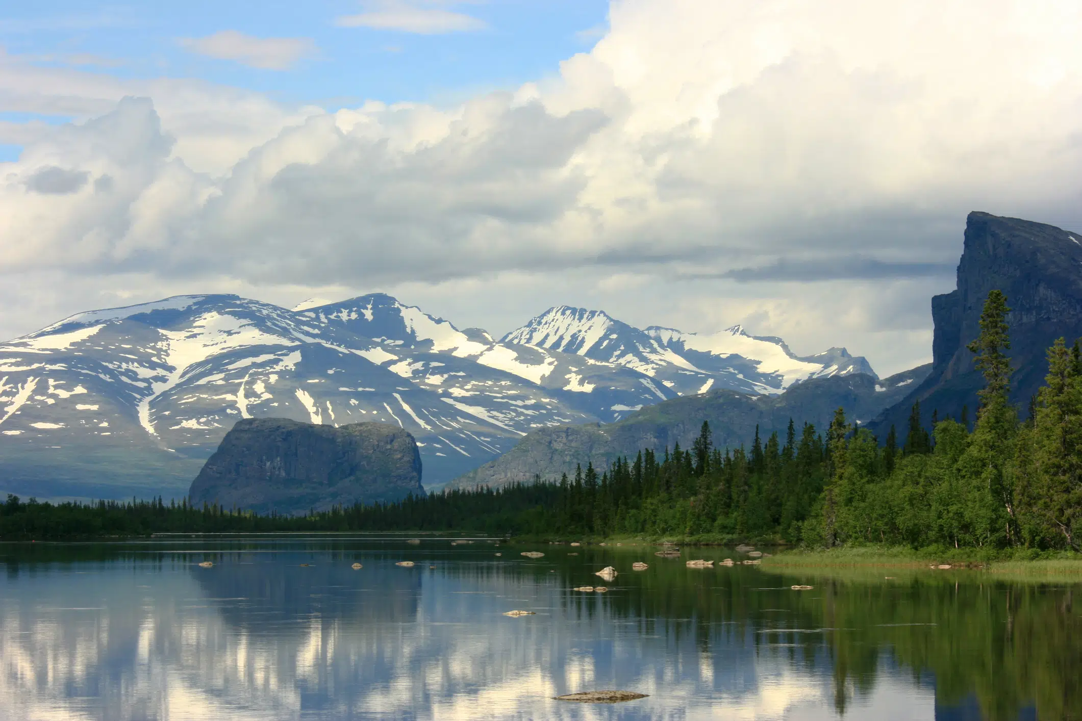 Ferie i Sverige. Sarek National Park i Lapland, 