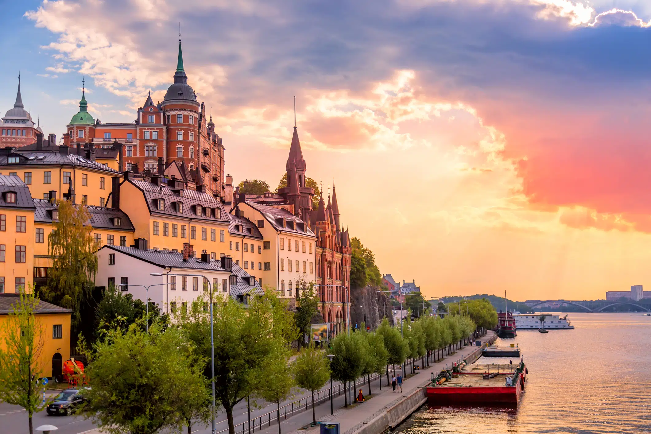 Ferie i Sverige. Stockholm, Summer