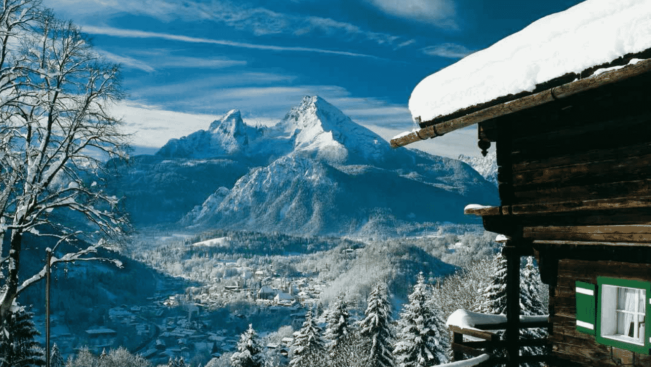 Berchtesgaden ski view