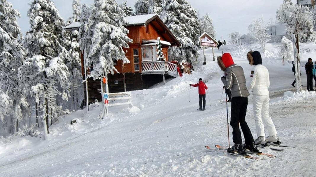 Harz skiområde med masser af sne