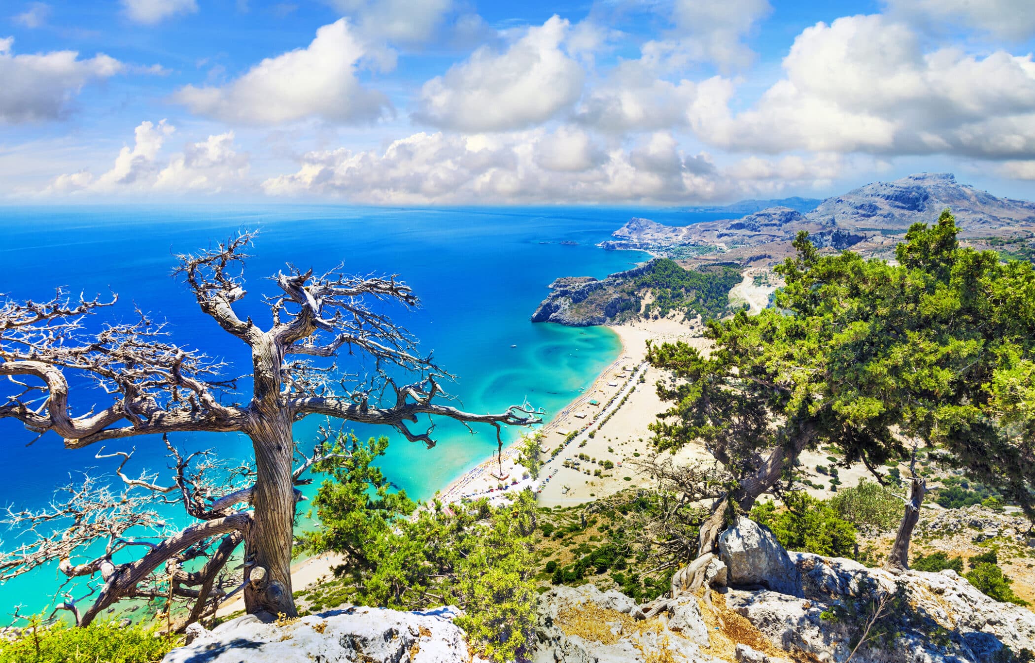 Rhodos, de skønneste strande og kyster, Grækenland