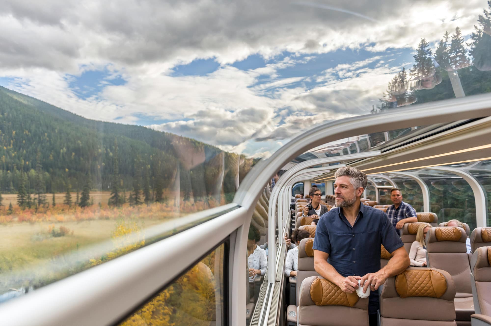 Rocky Mountaineer train, unbeatable view