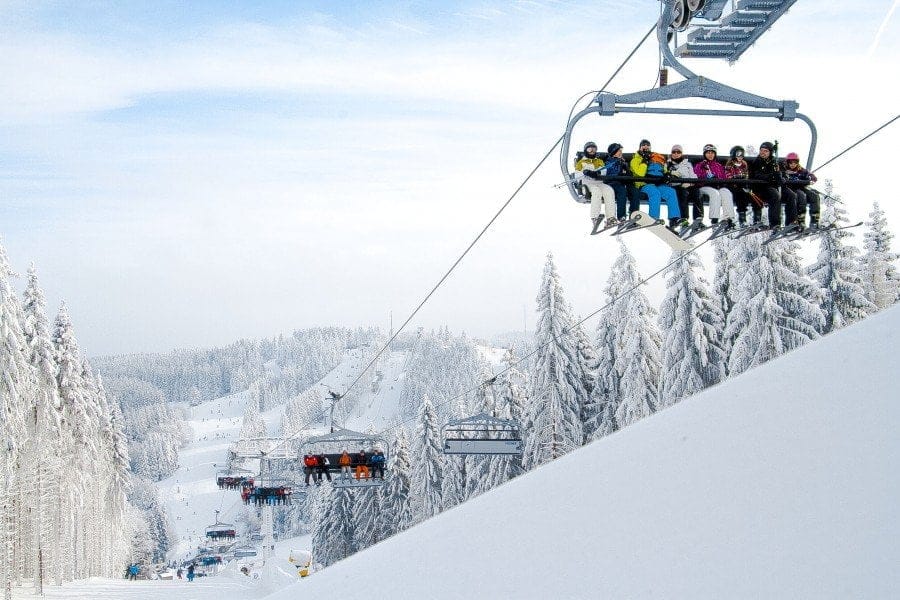 Winterberg Tyskland. hurtig skilift til 8 pers