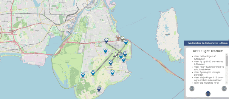 Flight tracker Københavns Lufthavn 2022