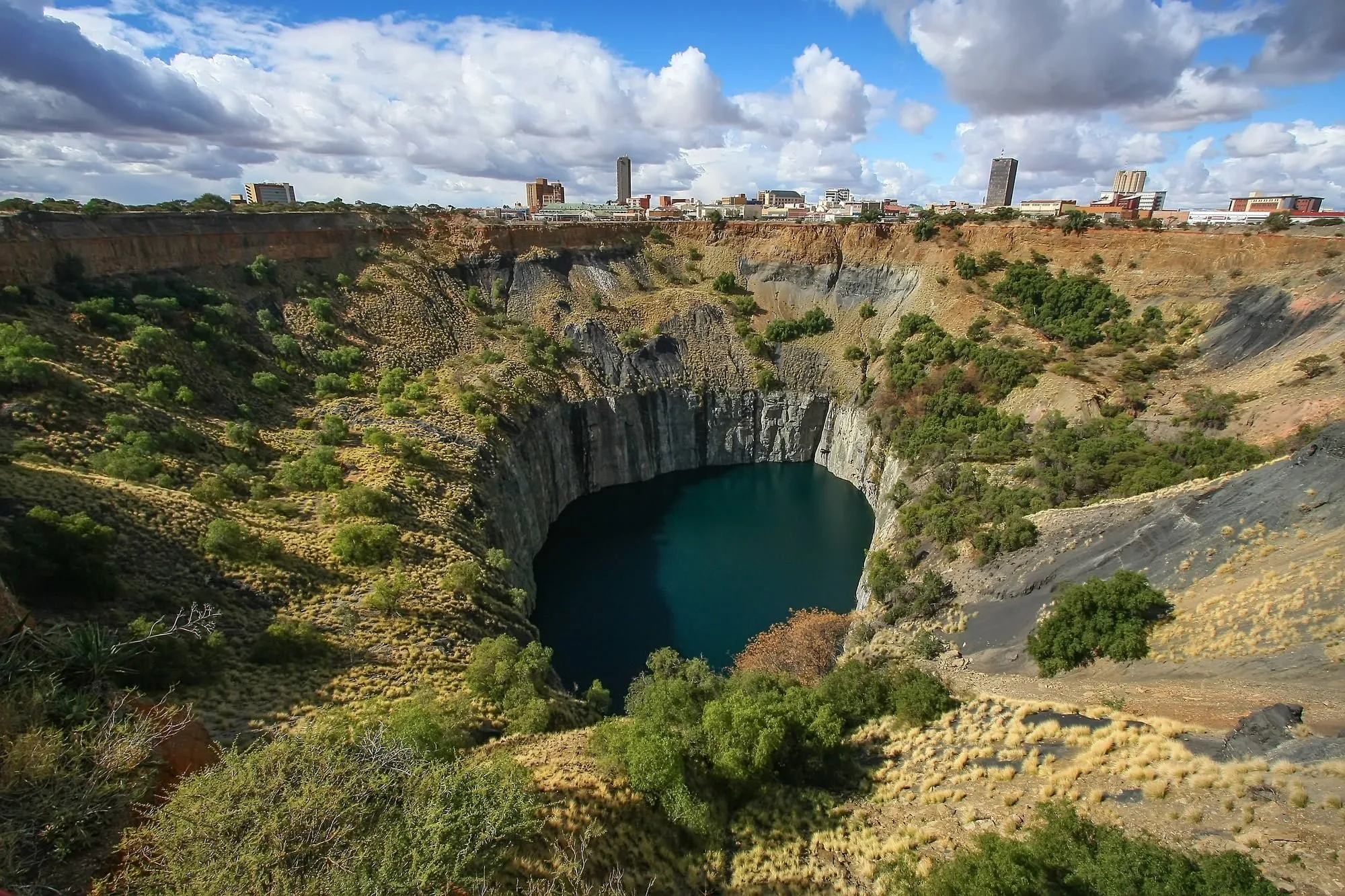 historic Kimberly diamond mine world heritage site; Sydamerika