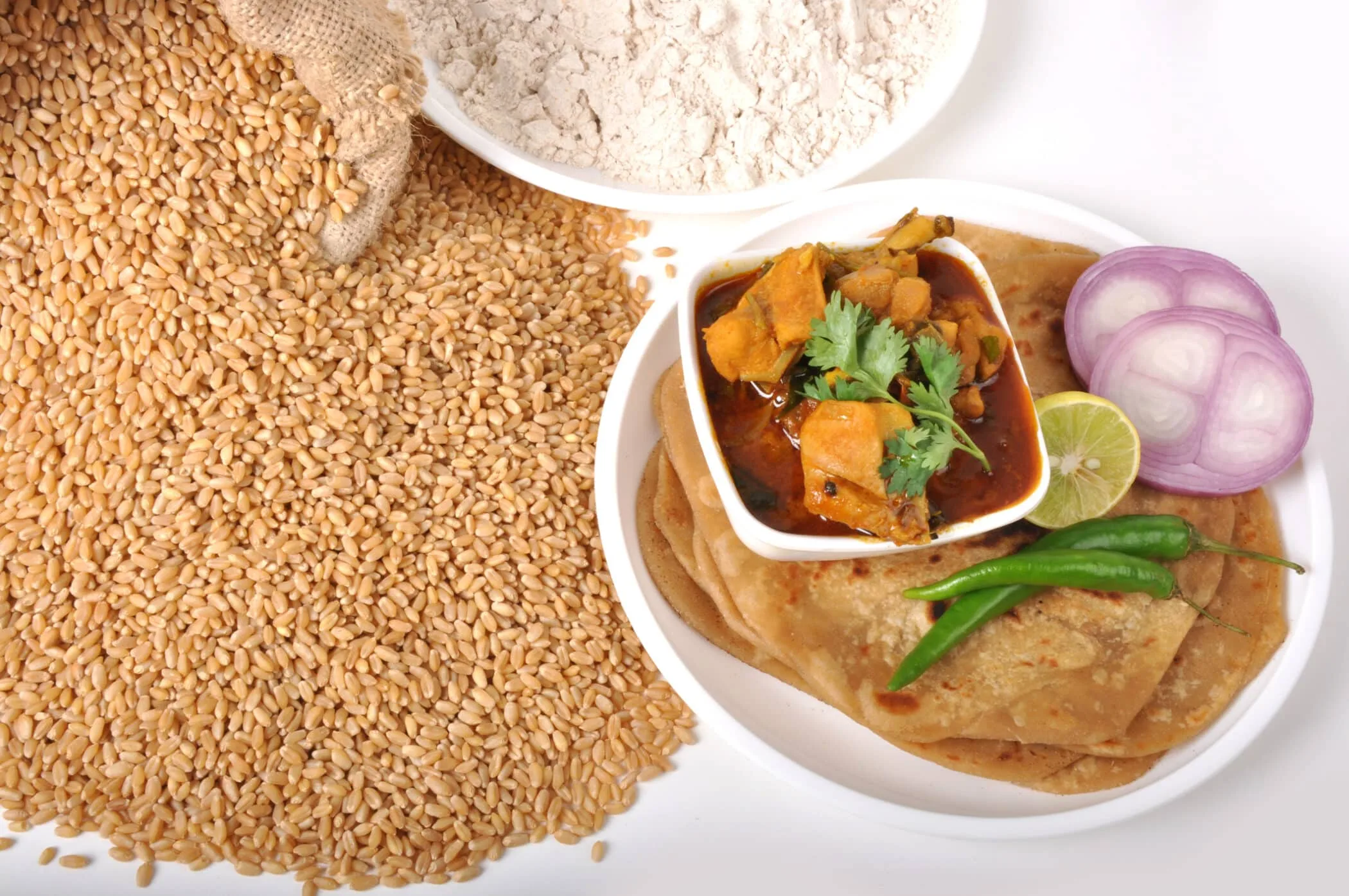 Chapati af hvede & kylling, afrikansk mad