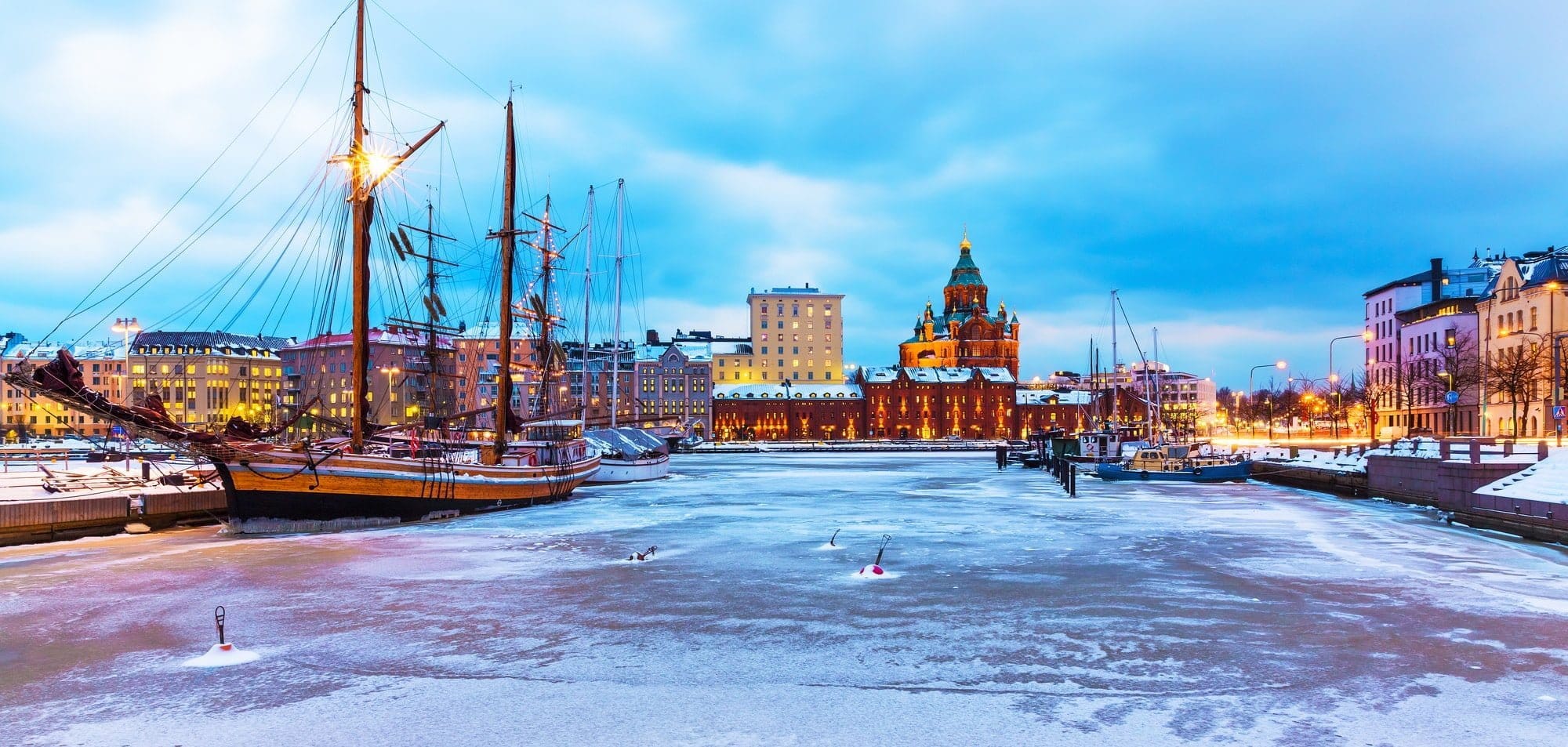 Finland 8 Helsinki om vinteren
