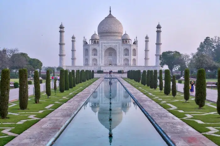 Taj mahal, rejser til Indien