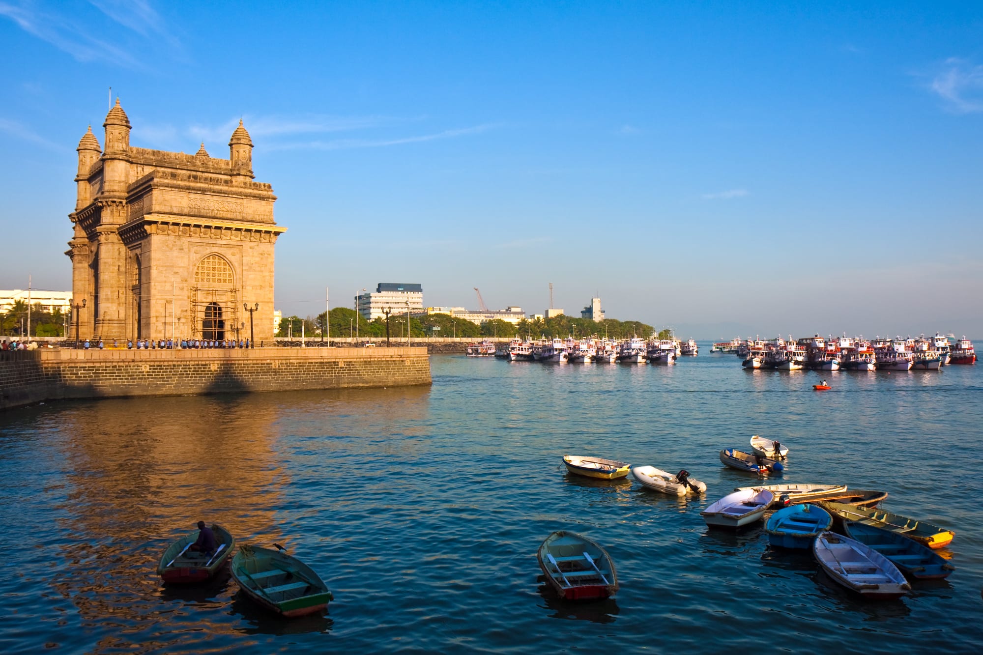 Mumbai, Gateway of India, Rejser til Indien