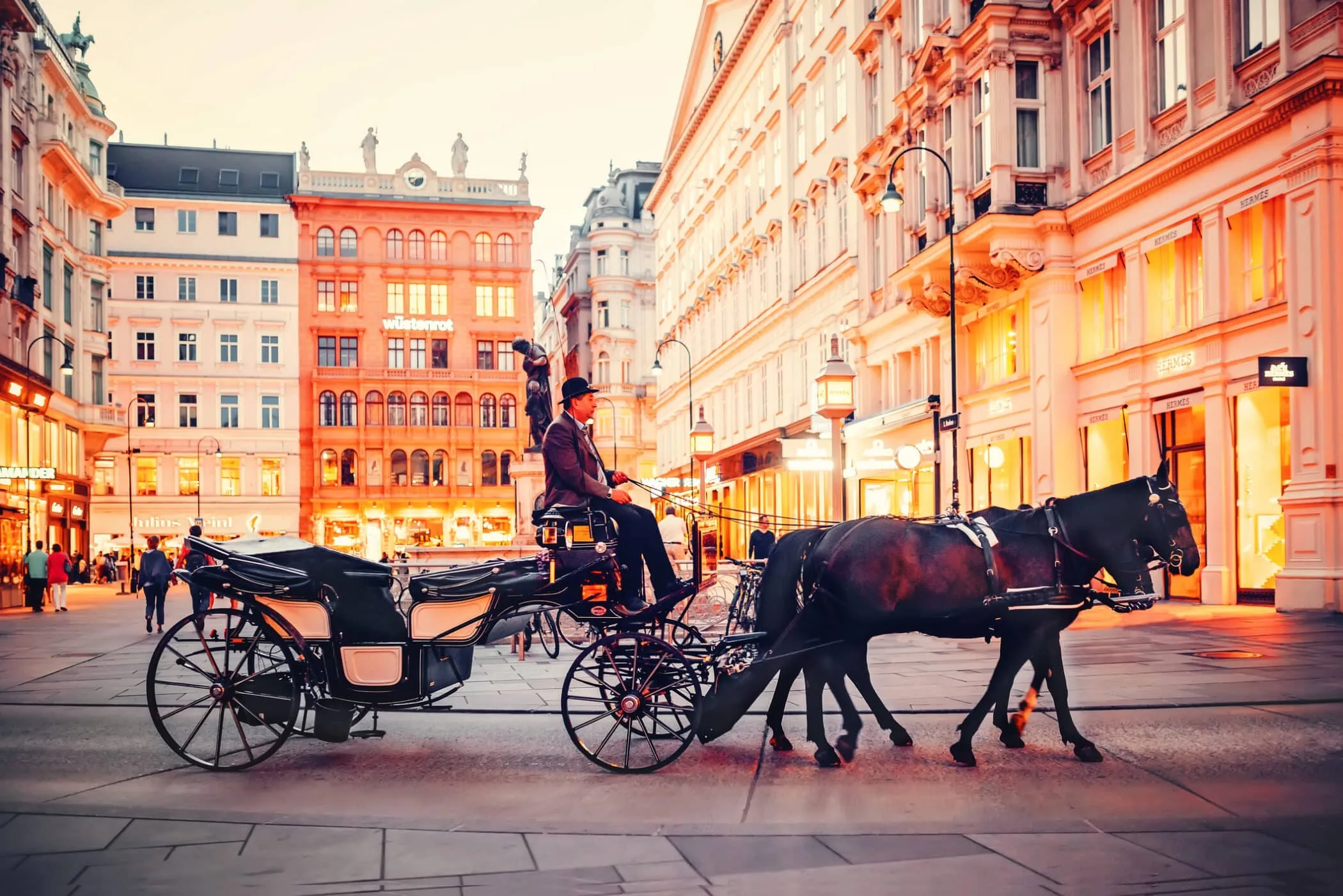 Wien, torv, hestetur, Østrig