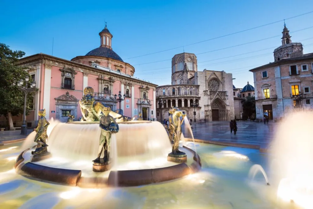 Square of Saint Mary s, Valencia, Spain.