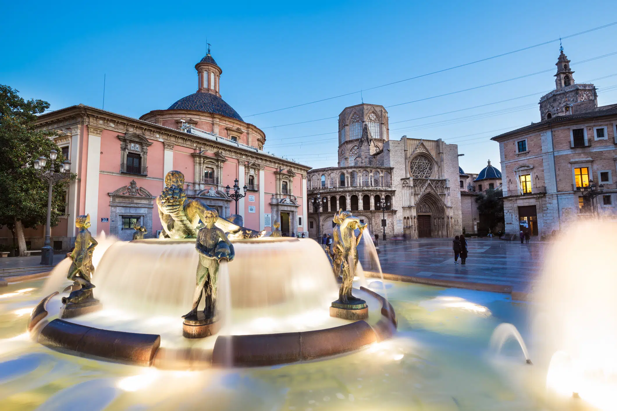 Square of Saint Mary s, Valencia, Spain.