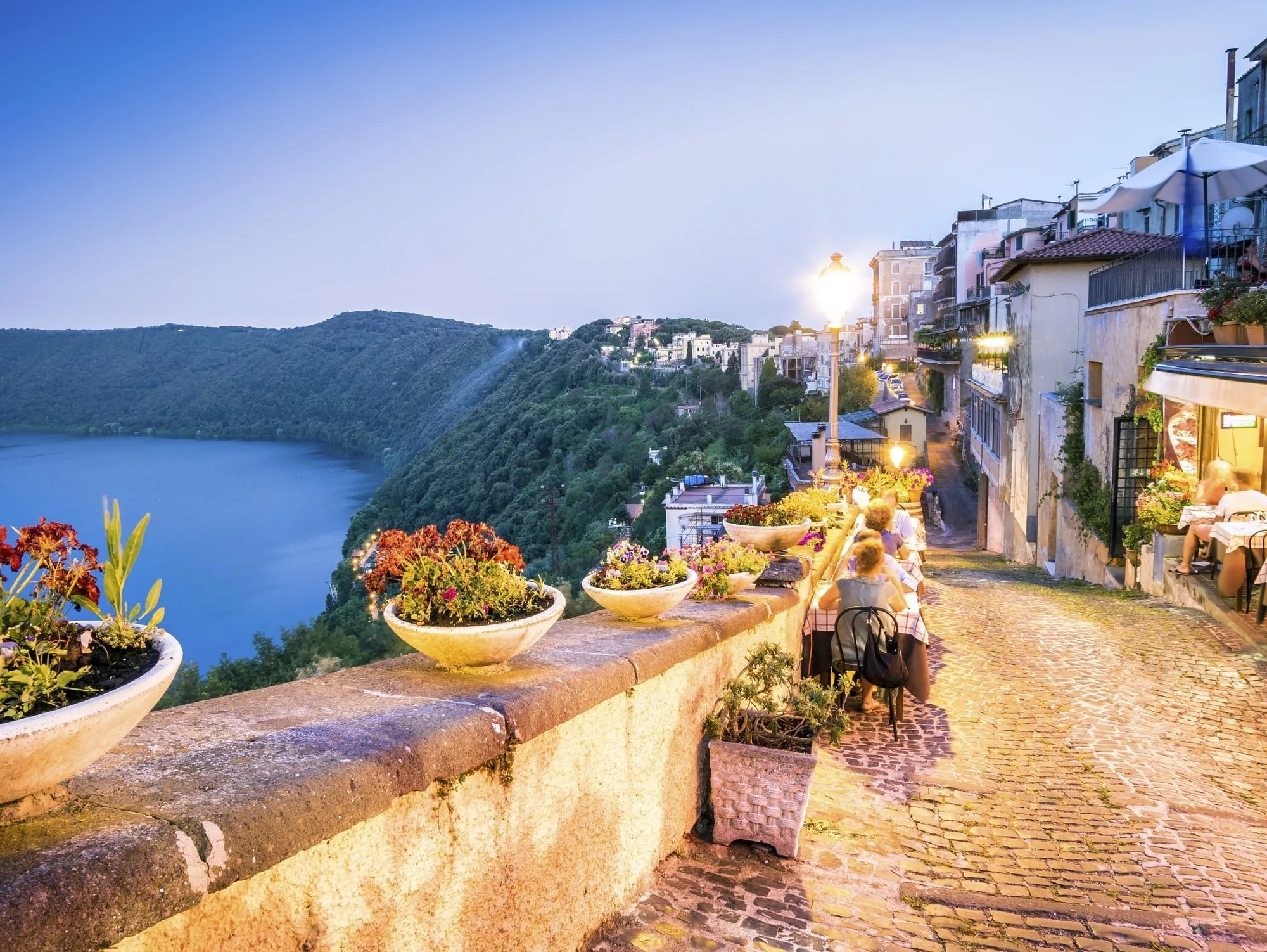 Castel Gandolfo, pavens sommer residens lige uden for Rom