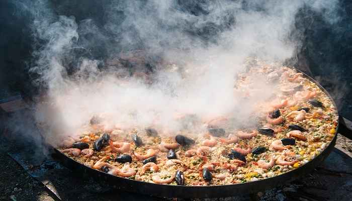 Paella, spansk mad