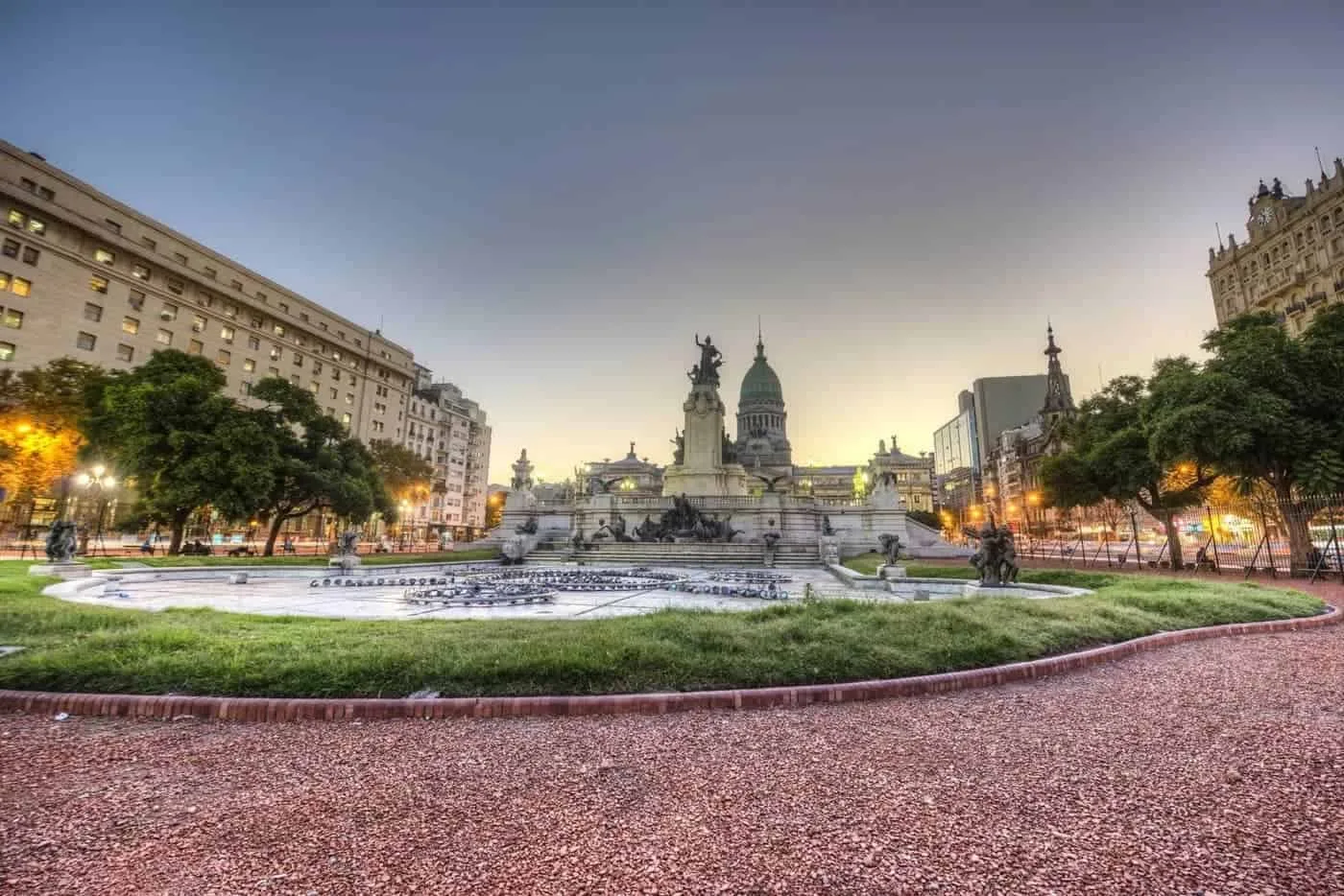Congress Square downtown Buenos Aires, Argentina