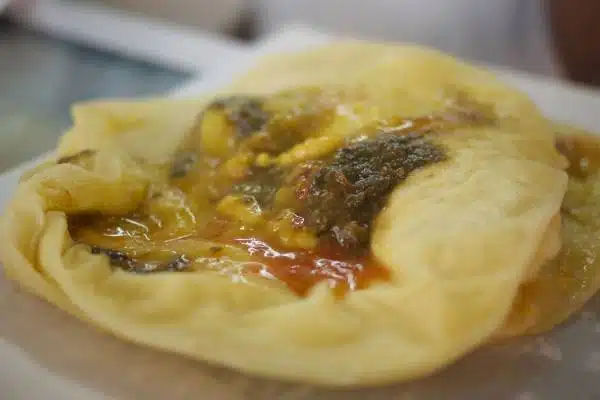 Dholl-Puri close up