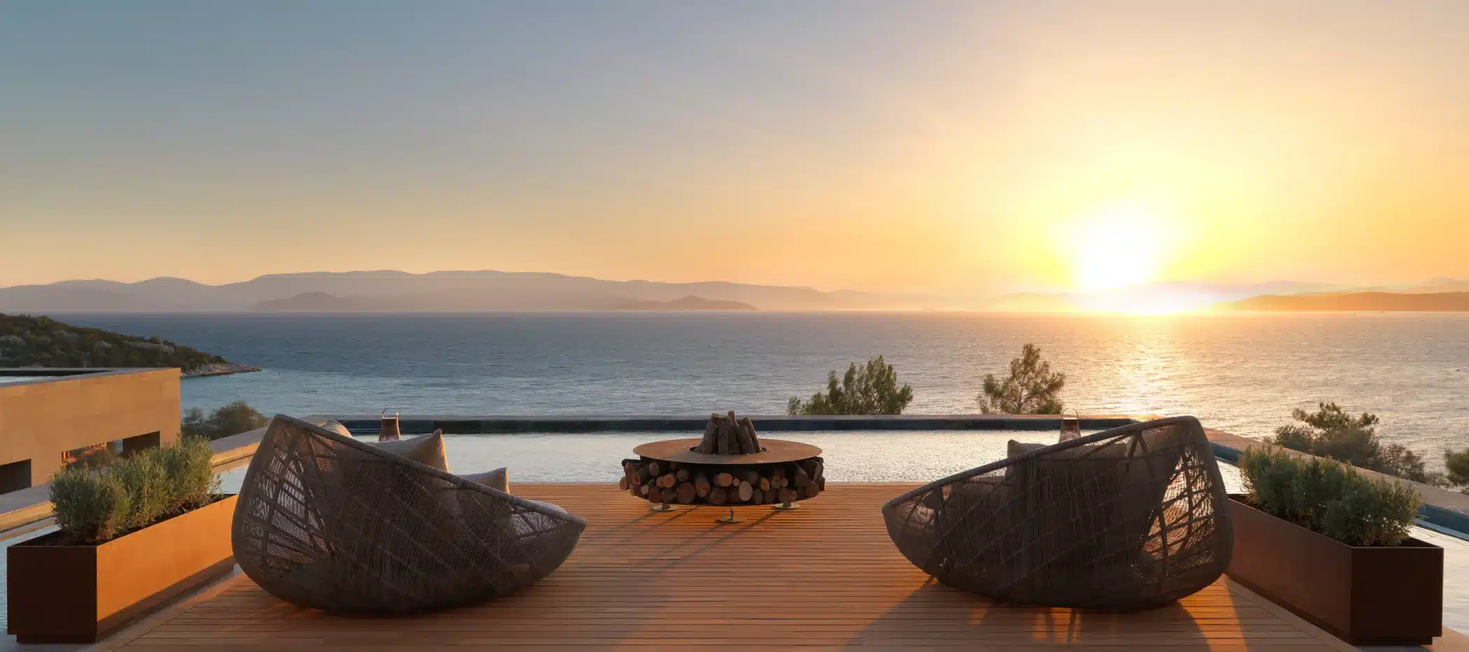 Mandarin Hotels Bodrum hotel arrival deck 1