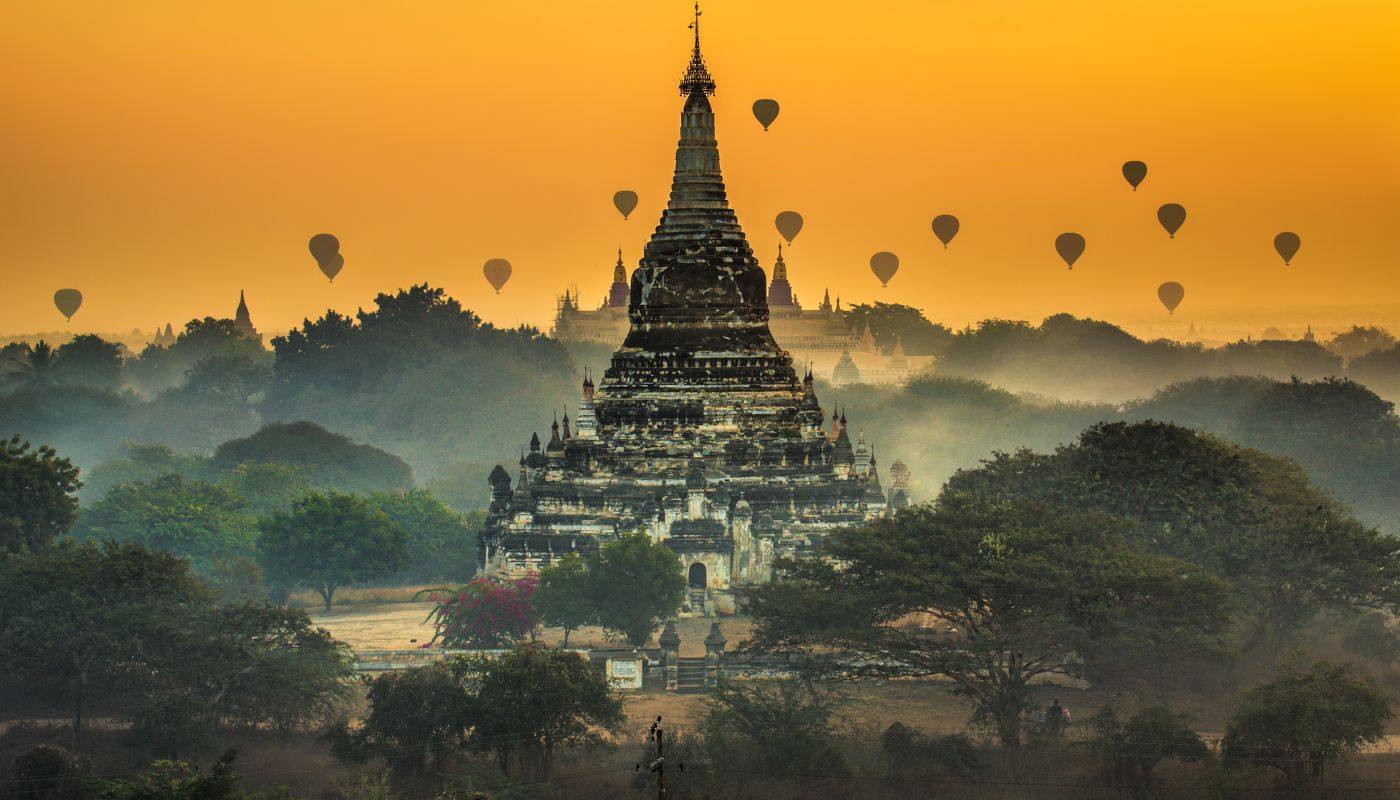 Bagan, beliggende i hjertet af Myanmar