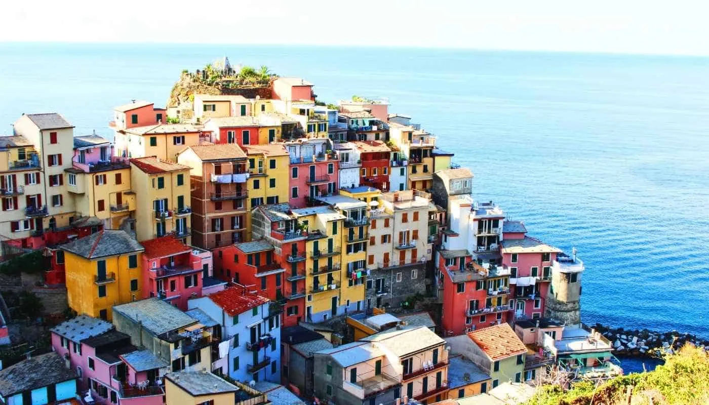 Corniglia, perlen i Cinque Terre, Syditalien