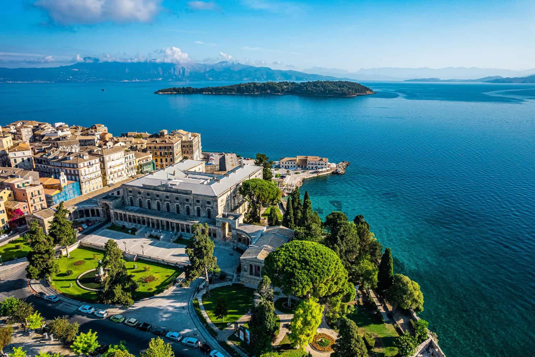 Old Venetian Fortress in Corfu, Greece
