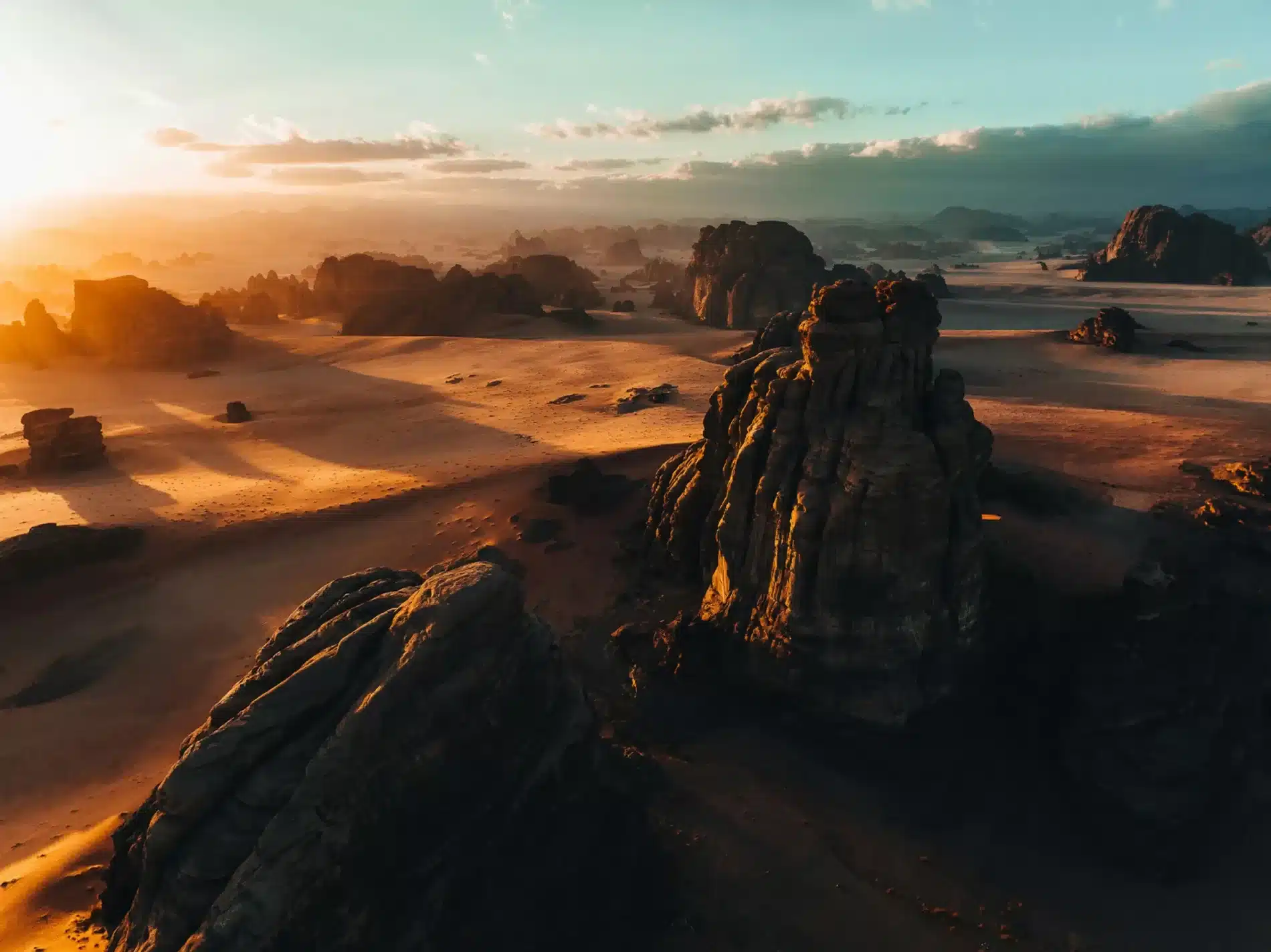 Sandstone plateau, Hisma Desert – NEOM, Saudi Arabia