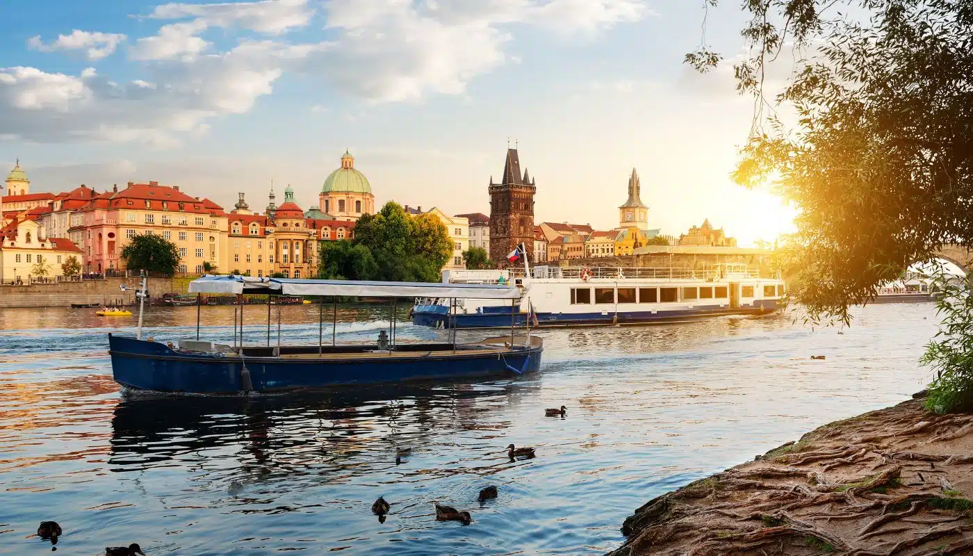 Rejse til Prag 4 Vltava River