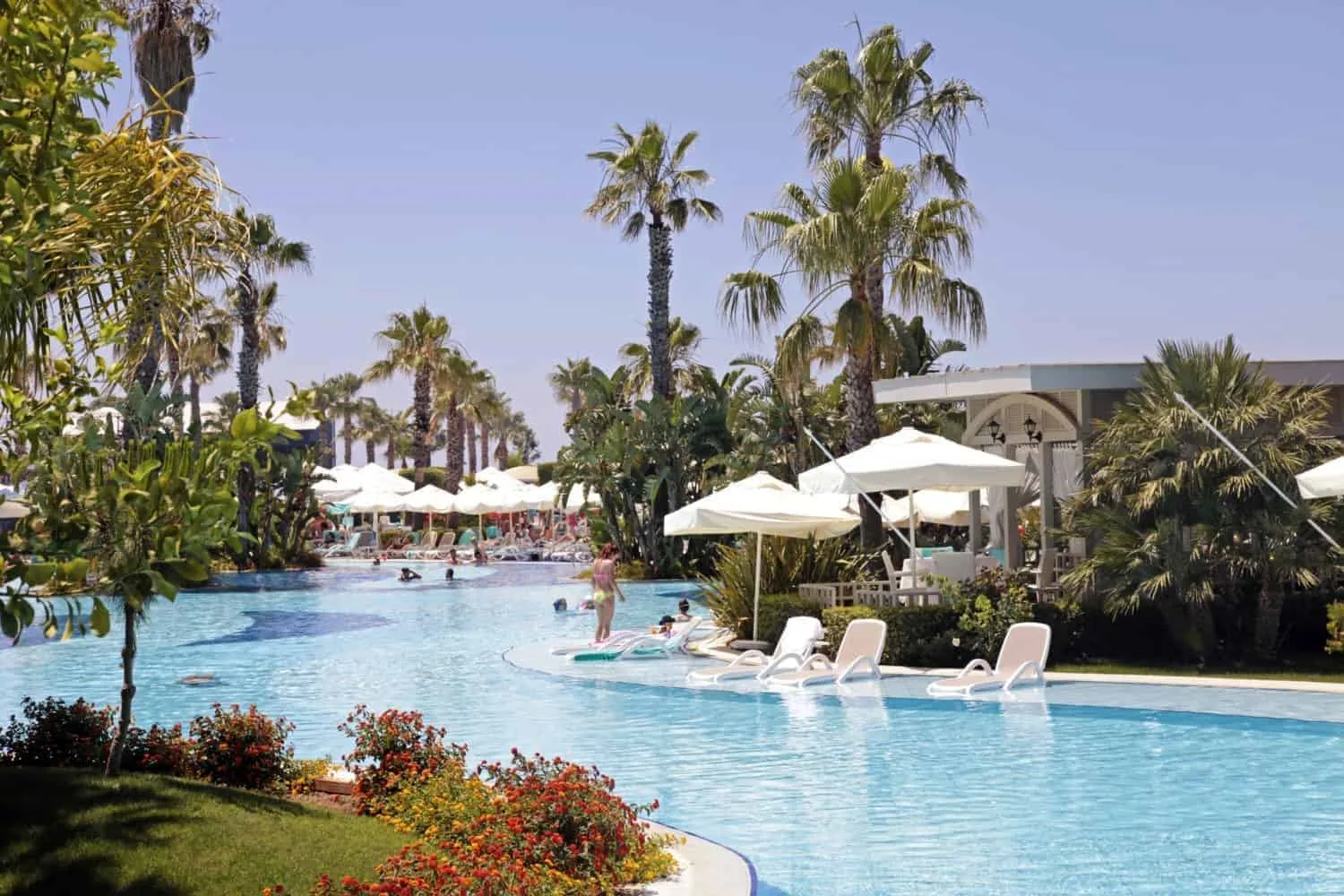 Belek sommer resort med gigantisk svømmebassin og lækre temperaturer