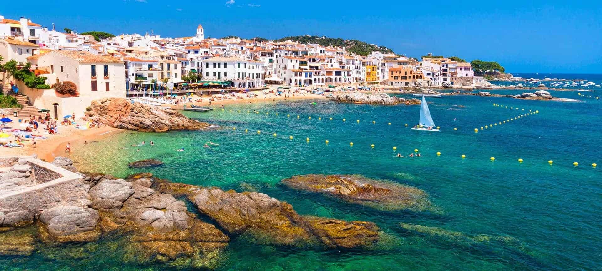 Costa Brava og de lækre strande nær Barcelona