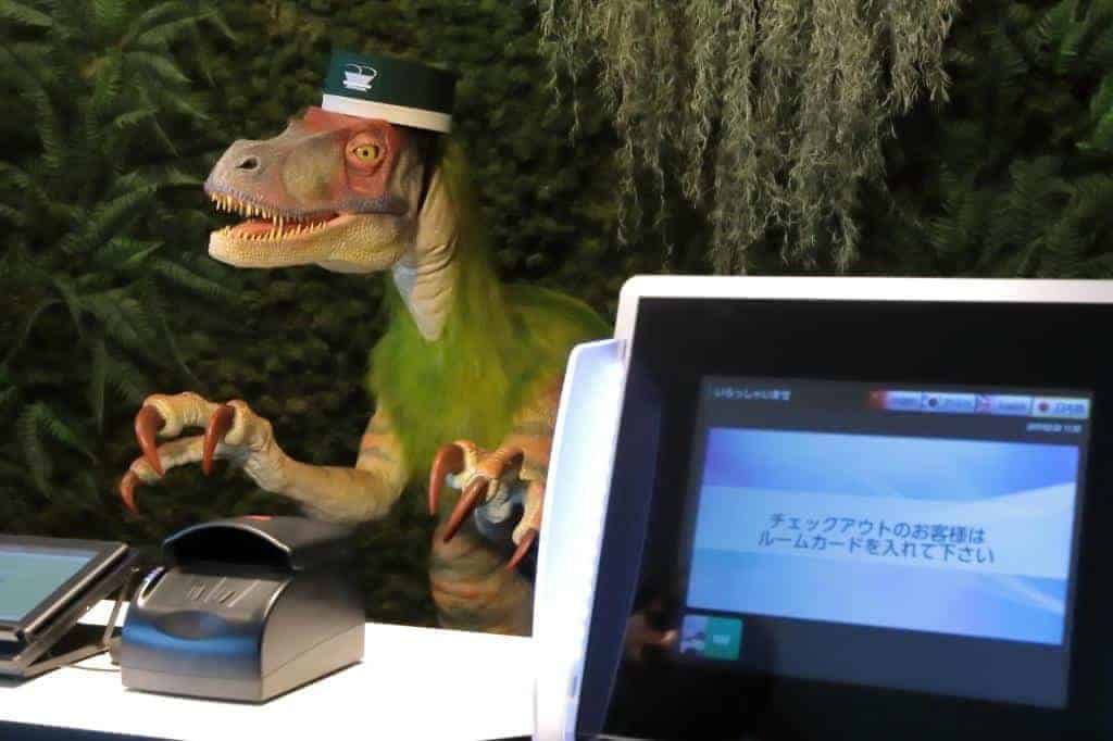 Dinosauerne har overtaget hotel i Japan!
