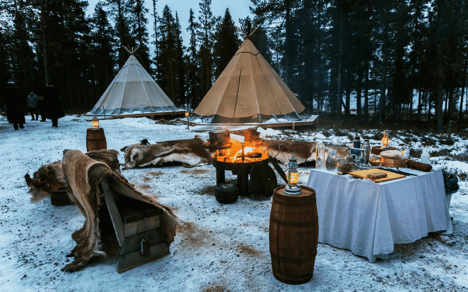 Luksus camping i Lapland