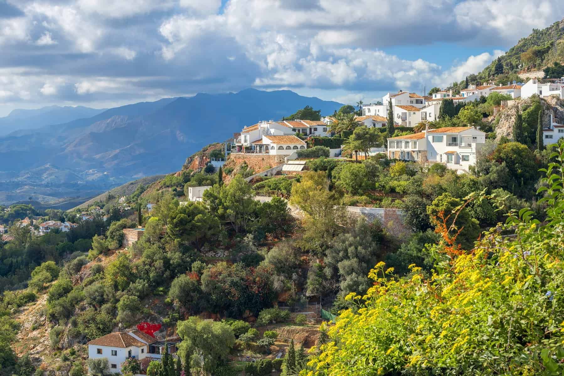 Mijas, charmerende by få km fra Fuengirola i det smukke bagland