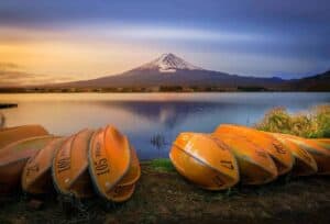 rejsearrangører i Danmark, her Mount Fuji i Japan