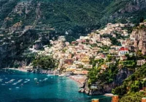 Positano på Amalfi kyste