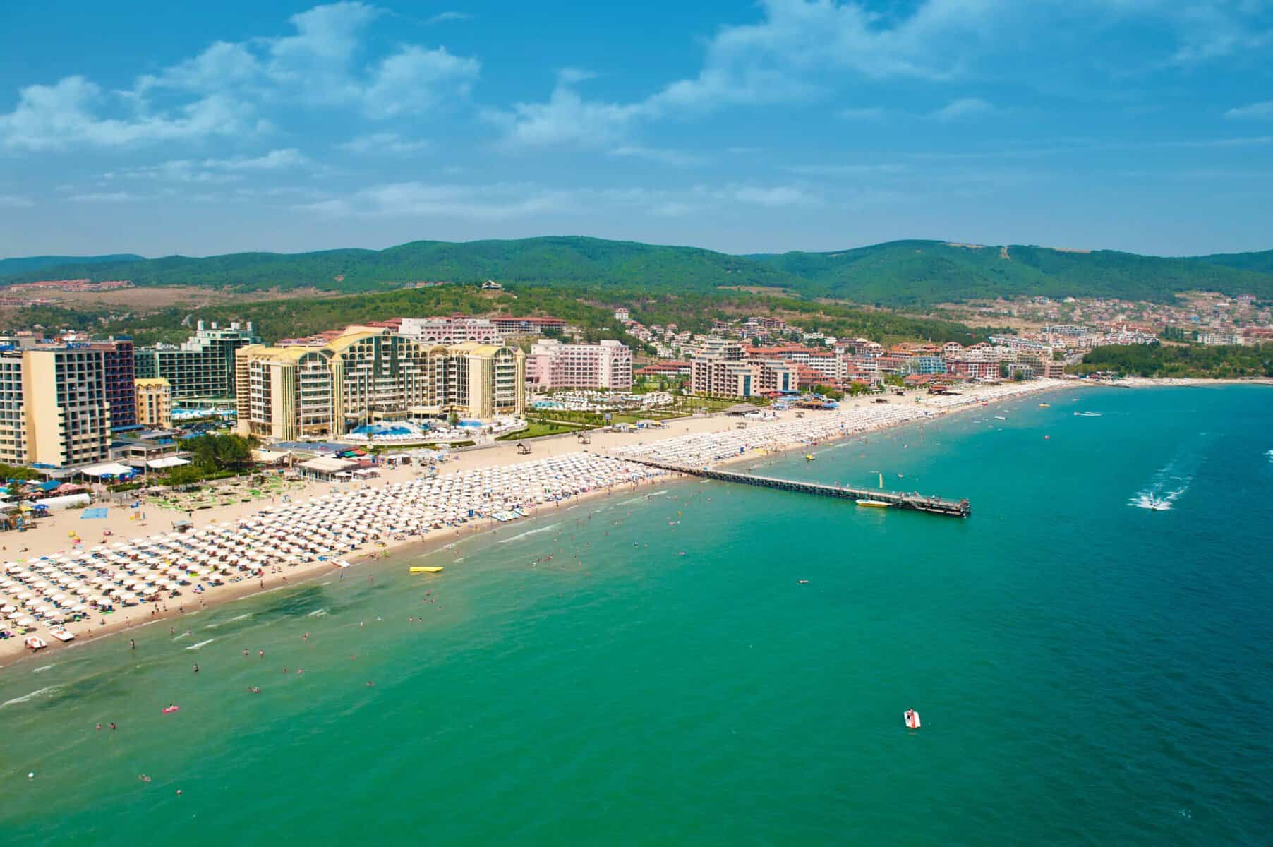 Rejsen går til Sunny Beach i Bulgarien