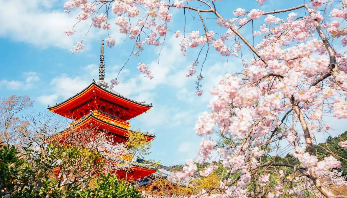 Kyoto er Japans berømte tempel by